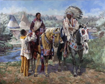 Ureinwohner Amerikas Indianer 01 Ölgemälde